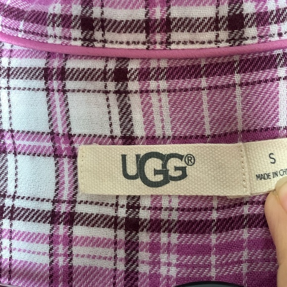 Ugg Women's Milo Style Flannel Pajamas Gift Set  Lavender Size Small - Picture 4 of 7
